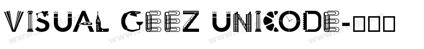 Visual Geez Unicode字体转换